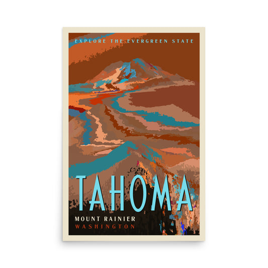 Tahoma Mount Rainier poster